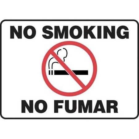 Accuform BILINGUAL SMOKING CONTROL SIGN NO SBMSMK980MVA SBMSMK980MVA